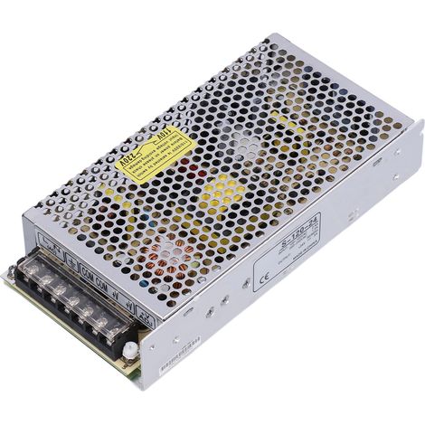 Alimentation à découpage 120W S-120-24 100-240V vers 12V/24V pour caméra CCTV, ampli, imprimante 3D, boîtier alu (1/5)
