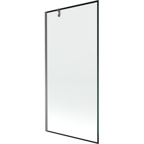 Paroi de baignoire Mexen Next 1 battant 90 x 150 cm, motif noir, gun metal - 895-090-000-00-70-95 (1/5)
