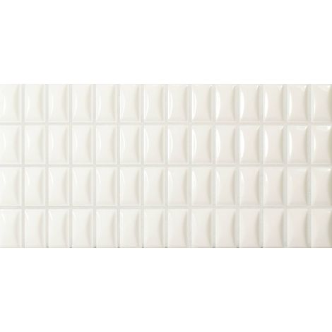 Carrelage mural faience 3D BARS Quartz - Brillant Quartz - Brillant - - boîte de 0.40 m2
