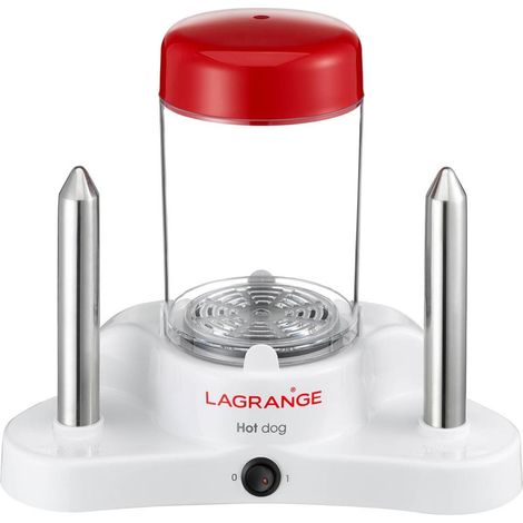 Lagrange 163003 machine à hot dog rouge et blanc