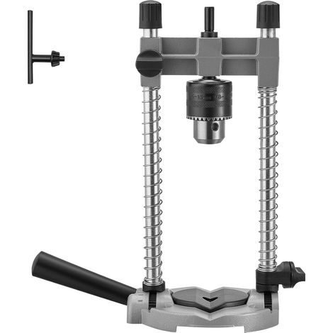 Guide de Perçage Orientable Multi-angles, Gabarit de Perçage de Précision Portable, en Alliage d'Aluminium, avec Grande Poignée et Trous de Montage, Aide au Perçage de Trous Droits ou Inclinés (1/5)