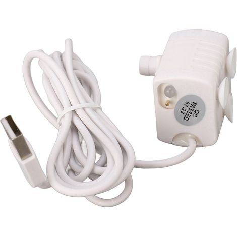 Fontaine à eau pour animaux de compagnie - Pompe silencieuse anti-surchauffe - Alimentation USB - Moteur CC sans balais - Mini distributeur d'eau pour chat (1/5)