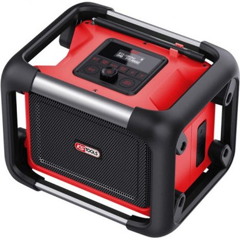 Altavoz Bluetooth / cable / radio - con batería / corriente - KS TOOLS - 100172F