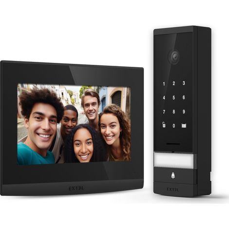 Videoportero Extel Open 3K 7" con cable con teclado conectado de alta resolución integrado - Extel - 720330 (1/5)