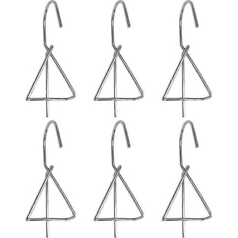 6 pièces Terracotta pots Hangers pot de fleurs cintre crochet plante Hangers métal plante mur cintre pour jardin plantes (1/5)