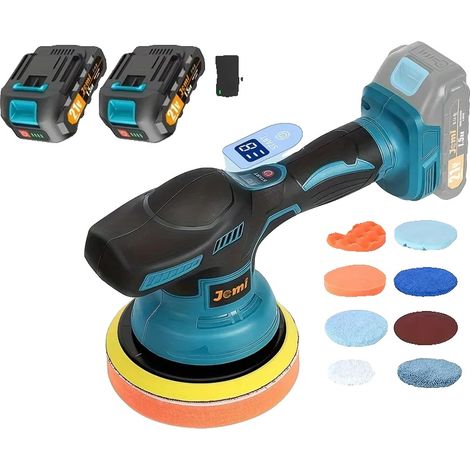 Lucidatrice, funzionamento senza fili, alta efficienza, set di 2 batterie (1/2)