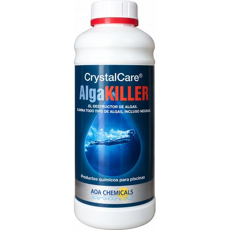 Algakiller CrystalCare Anti-Shock Algues 1 L - Spécial Algues Noires et Vertes