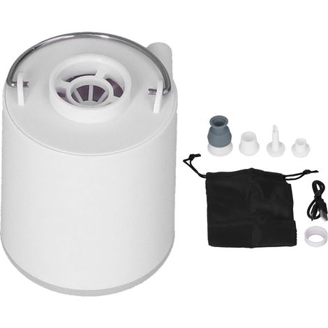 Lampe de camping gonfleur électrique portable USB rechargeable double usage pour bouée de piscine extérieure