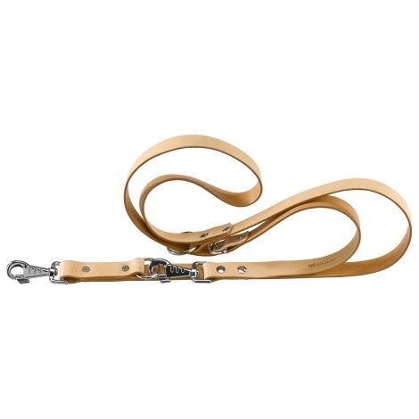 Ferplast NATURAL GA Guinzaglio in pelle vera per l'addestramento di cani - 2 colori e 3 misure. Variante GA12/200 - Misure: 12 mm x L 200 cm - Cuoio Naturale
