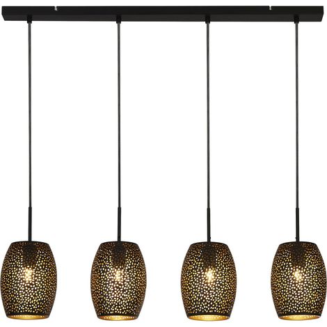 Lampe suspendue lampe suspendue plafonnier lampe de salon lampe de salle à manger lumière noire (1/5)
