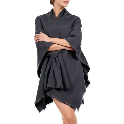 Écharpe et foulard pour femme, sweat, cardigan, cape, écharpe, cape avec fermeture croisée pour femme - Pour mariage, voyage, Noël, automne, hiver, automne, fête, soirée, quotidien, bureau (1/5)