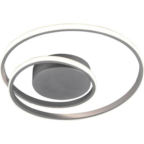 Plafoniera da Interno a LED in Metallo Titanio (1/3)