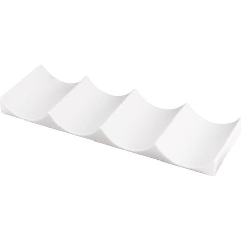 Porte Bouteille Frigo 1 Pièces Tapis de Rangement à Bouteille Casier à Bouteilles en Plastique Empilable Étagère à Vin Porte Bouteille pour Cuisine Réfrigérateur Blanche (1/5)