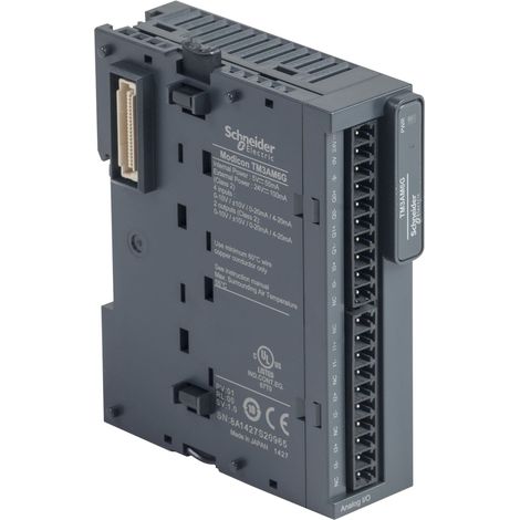 Modulo TM3 - 4 input analogici e 2 output analogiche, molla - TM3AM6G