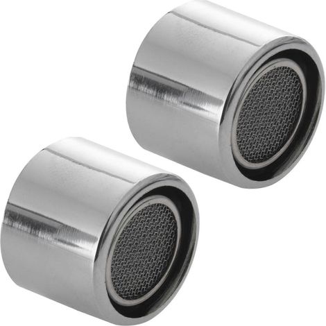 Lot de 2 buses d'aération pour robinet à filetage femelle 20 mm, économes en eau (1/5)