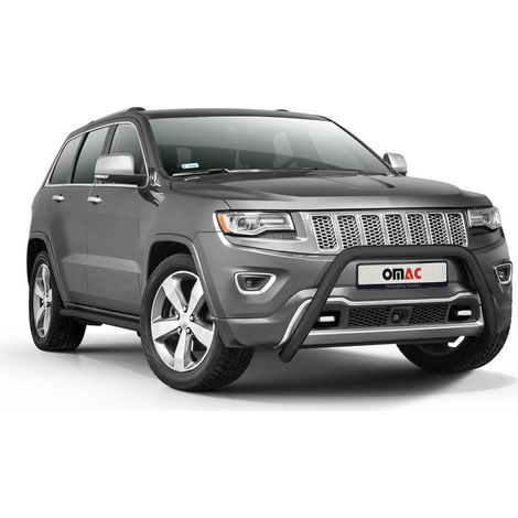 Pare-Buffle Avant Pour Jeep Grand Cherokee WK2 2015-2021 Acier Inoxy Noir