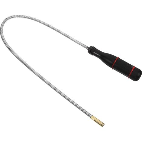 Magnetic Pickup Tool for Holding Heavy Objects, Flexible Silver Metal Folding Handle, Nail Retrieval for Construction Work (1/5)