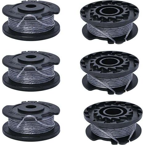Enowelir Bobine de Rechange pour Tondeuse Ø 1,6 mm 6,1 m Compatible avec Débroussailleuse Sans Fil 18-26 (1/4)