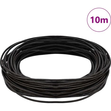 Corde en Cuir Marron foncé Ø1 mm x 10 m Cuir