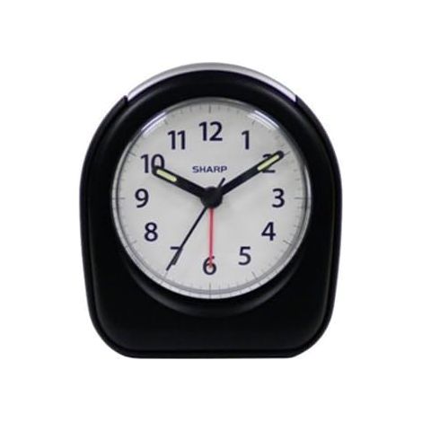 Reloj Despertador Analógico De Cuarzo MINKUROW Sharp, Negro (1/5)