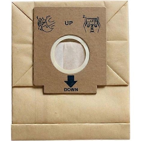 Lot de 30 sacs à poussière en papier kraft à double filtre pour aspirateur Electrolux Z1480, ZC1120 et ZC1120B (1/2)