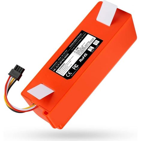Batterie De Rechange 14,4 V Pour Xiaomi Mi G1 Pour Panasonic Mc-Wrc53, Phicomm X3, Puppy0O R30/ R30 Pro / R35, Flyco Fc9601/Fc9602 Essential Mjstg1 Aspirateur Cleaner (2000 Mah, 1 Paquet) (1/5)