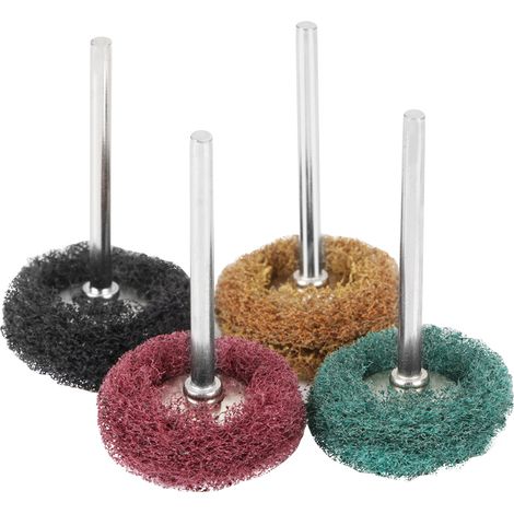 40 Schleifköpfe mit 25,4 mm (1 Zoll) + Schaftlänge 3 mm, Schaftdurchmesser 6,35 mm (1/4 Zoll) (1/5)