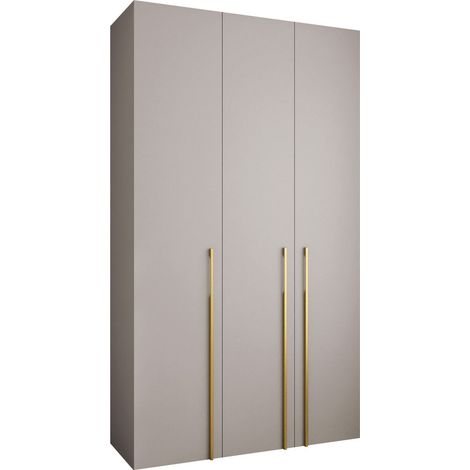 Armario Hartford 571, Cachemira, 246x140x52cm, Puertas de armario: Con bisagras, Número de estantes: 11