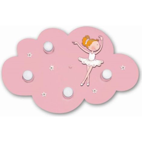 Applique Chambre Enfant Danseuse 4 Lumières