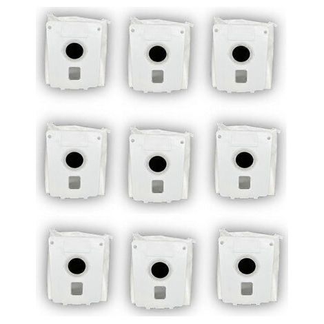 BARKBUSTERS Lot de 9 sacs pour aspirateur LG A939KBGS/A937KGMS, sacs à poussière et sacs poubelle, accessoires pour robot de nettoyage. (1/5)