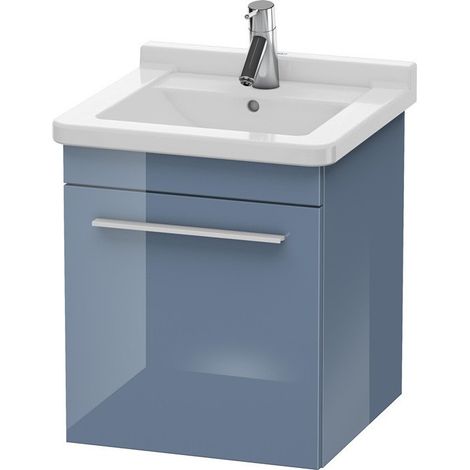 Mueble bajo lavabo X-LARGE 443x440x510mm apertura recta azul piedra brillante