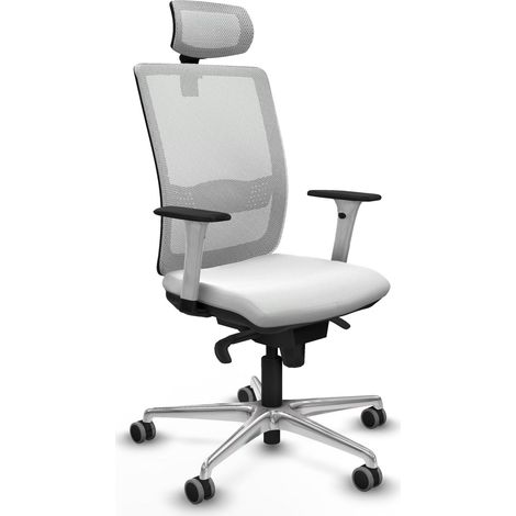 Silla de oficina piqueras y crespo Haches sync blanco espuma alta densidad (1/2)