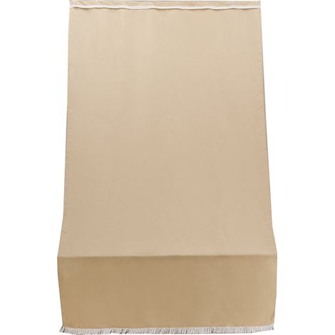 Tenda da Sole per Sormonto 140x250 cm in Poliestere con Anelli Ranieri Beige
