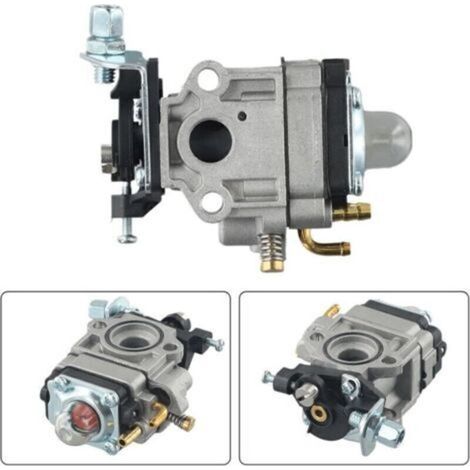 Carburateur - Moteur 2 Temps - Pour Débroussailleuse 22 Cc 26 Cc 33 Cc 34 Cc 36 Cc - Compatible Modèles 32F 34F 36F TU26 - 1 Pièce (1/3)