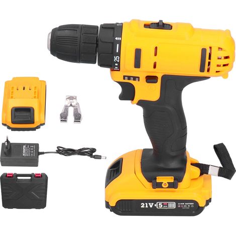 Perceuse Visseuse sans Fil 21V Lithium Multifonction avec Chargeur EU 100‑240V (1/5)