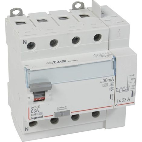 Legrand DX3 Fehlerstromschutzschalter Weiß 63A 30mA