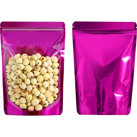 Tasca trasparente autoportante, design richiudibile, utilizzo versatile, 16x24cm-c, VIOLA (1/2)
