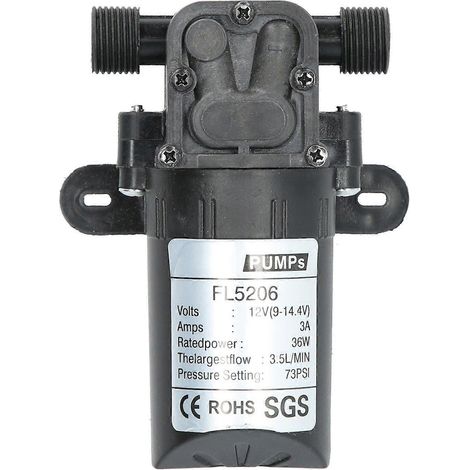 1/2-Zoll-Mikromembranpumpe, wasseransaugend, Sprühgerät, industrielles Lackierwerkzeug, 12 V Gleichstrom, 36 W