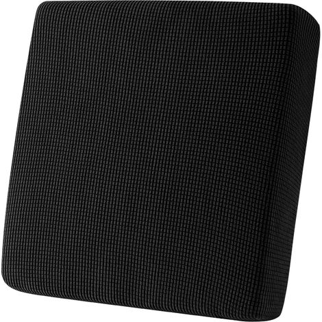 Housse de Coussin Extensible pour canapé Noir Taille S (1/5)