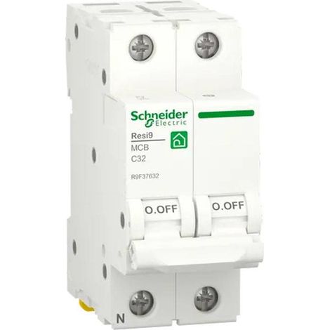 Interruttore Magnetot. Resi9 Mcb 1P+N C 32A 4500A 2M (Schneider Cod. R9F37632)