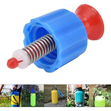 Soupape de décharge de pression PP, soupape de sécurité automatique, accessoire pour pulvérisateur à dos 3L/5L/8L (rouge bleu) (1/5)
