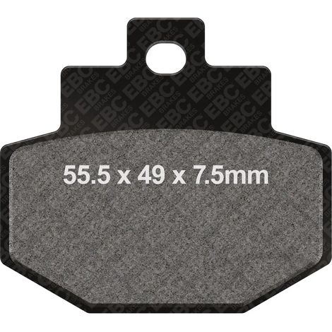 Pastillas de freno de carbono EBC SFAC321 para scooter (juego para 1 disco)