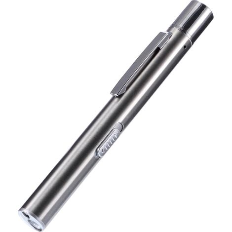 Mini lampe de poche USB avec clip de poche, lampe de poche ultra lumineuse, étanche, en acier inoxydable, pour la maison, l'atelier, la réparation, la randonnée (1/5)