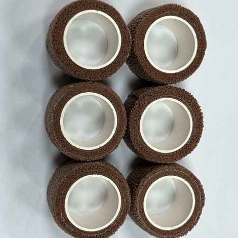 6 Rouleaux de coussinets pour pieds de chaise, protège-pieds pour tables et chaises, protège-pieds pour canapés et tabourets (1/5)