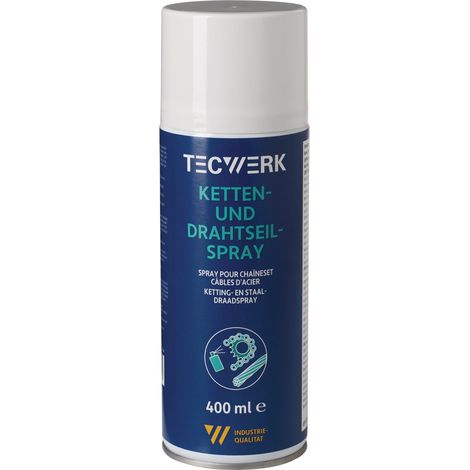 Chaîne/Câble métallique en spray jaunâtre 400ml aérosol TECWERK (1/2)