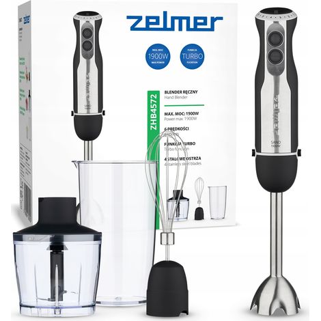 Mixer ZELMER Sano ZHB4572 Silber-Schwarz 1 Stück. (1/5)