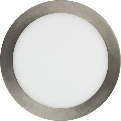 Placa LED 18W Circular SuperSlim Corte Ø 205 mm Silver 6000K Blanco Frío (1/4)