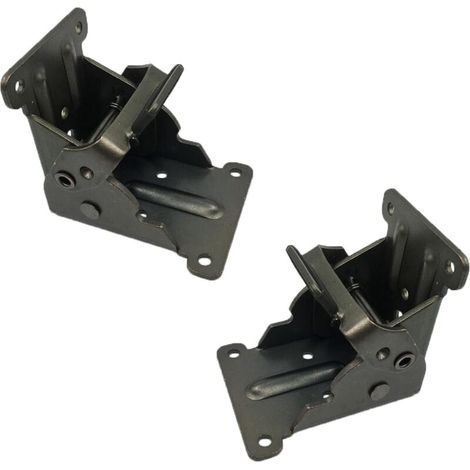 Supports pliables - charnières autobloquantes - ferrures et soufflets pour pieds - pour pieds pliants,établis pliants,buanderie,garage,bateau (1/5)