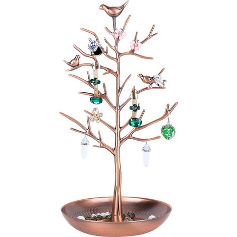 Présentoir d'oreilles Collier Branche d'Arbre Boucles Support de Présentation Porte Bijoux Organiseur-Or-Fei Yu (1/3)