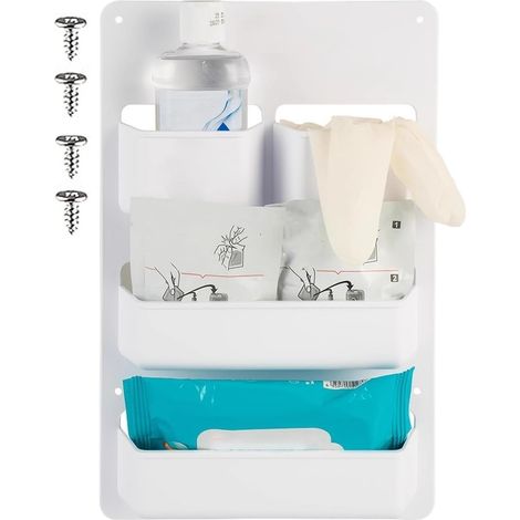Organisateur de porte de rangement pour camping-car – Construction en matériau ABS 260 g, installation de boîte moderne indispensable, remorque de camping, espaces compacts, disposition des équipement (1/5)